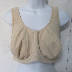New Syrokan Sports Bra 38G Beige High Impact Sport Underwire Wide Strap A227